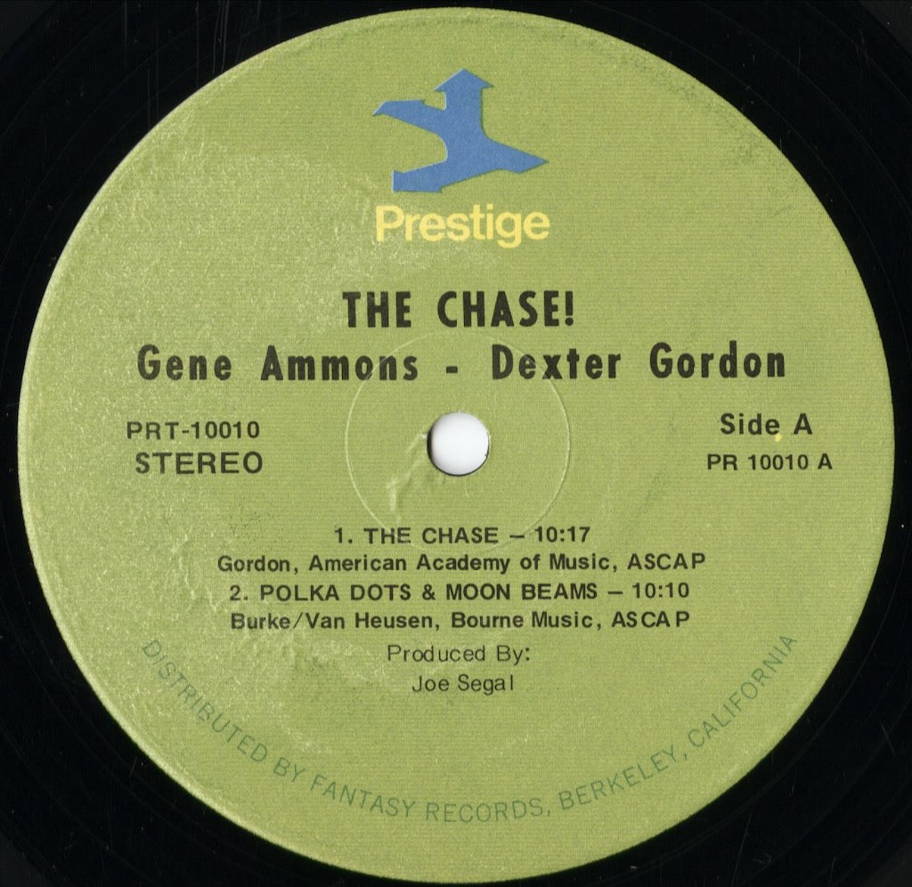 Gene Ammons & Dexter Gordon - The Chase! (PRT-10010) 1972 US Prestige|中古LP
