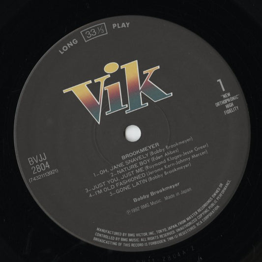 Bob Brookmeyer / Brookmeyer (BVJJ-2804) LP JPN RCA Victor|中古LP