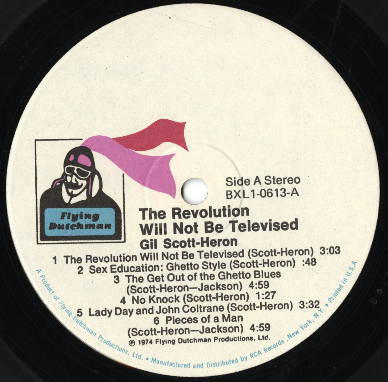Gil Scott-Heron / ギル・スコット・ヘロン / The Revolution Will Not Be Televised (BXL1-0613)