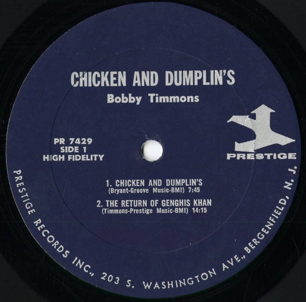 Bobby Timmons - Chicken & Dumplin's (PR7429) 1965 US Prestige|中古LP