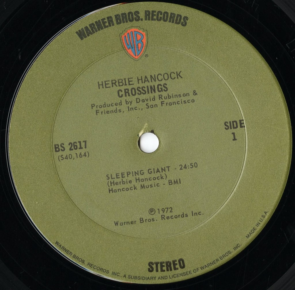 Herbie Hancock / ハービー・ハンコック / Crossings (BS 2617)