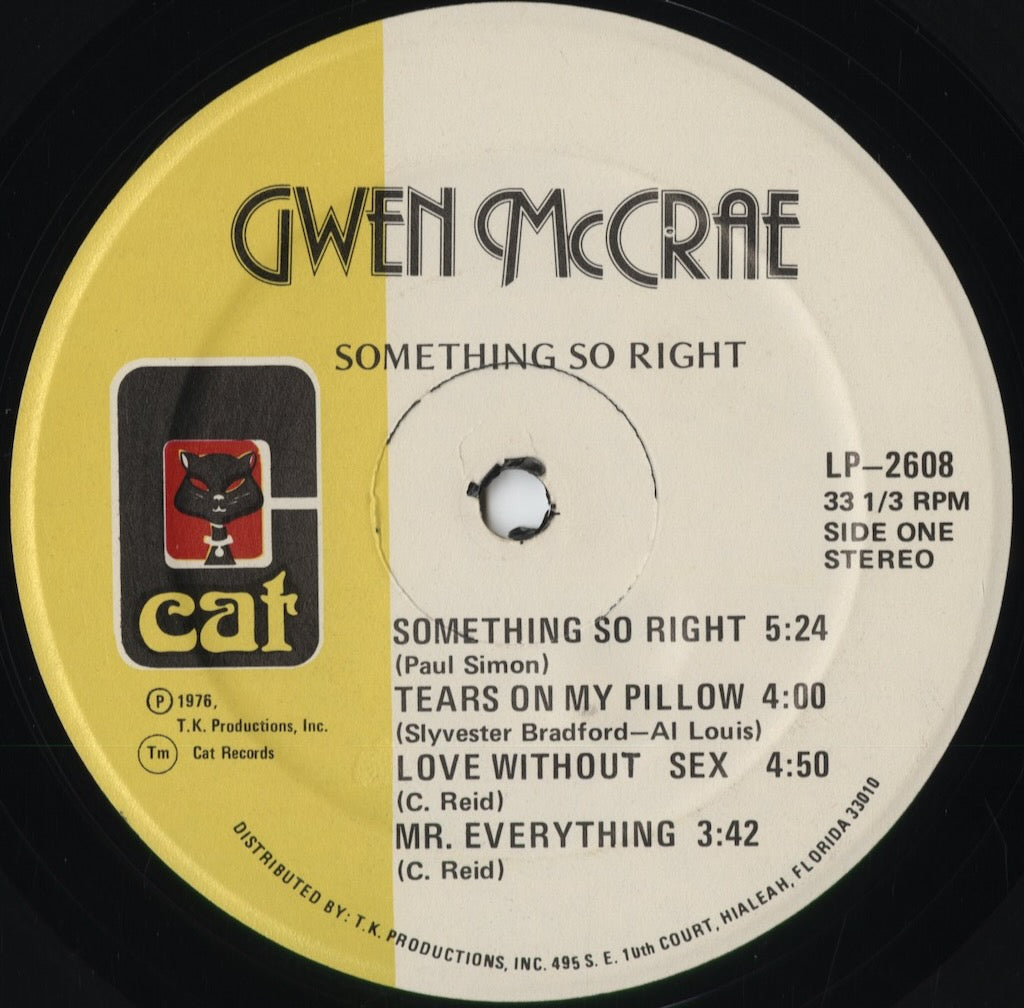 Gwen McCrae - Something So Right (CAT 2608) 1976 US Cat|中古LP