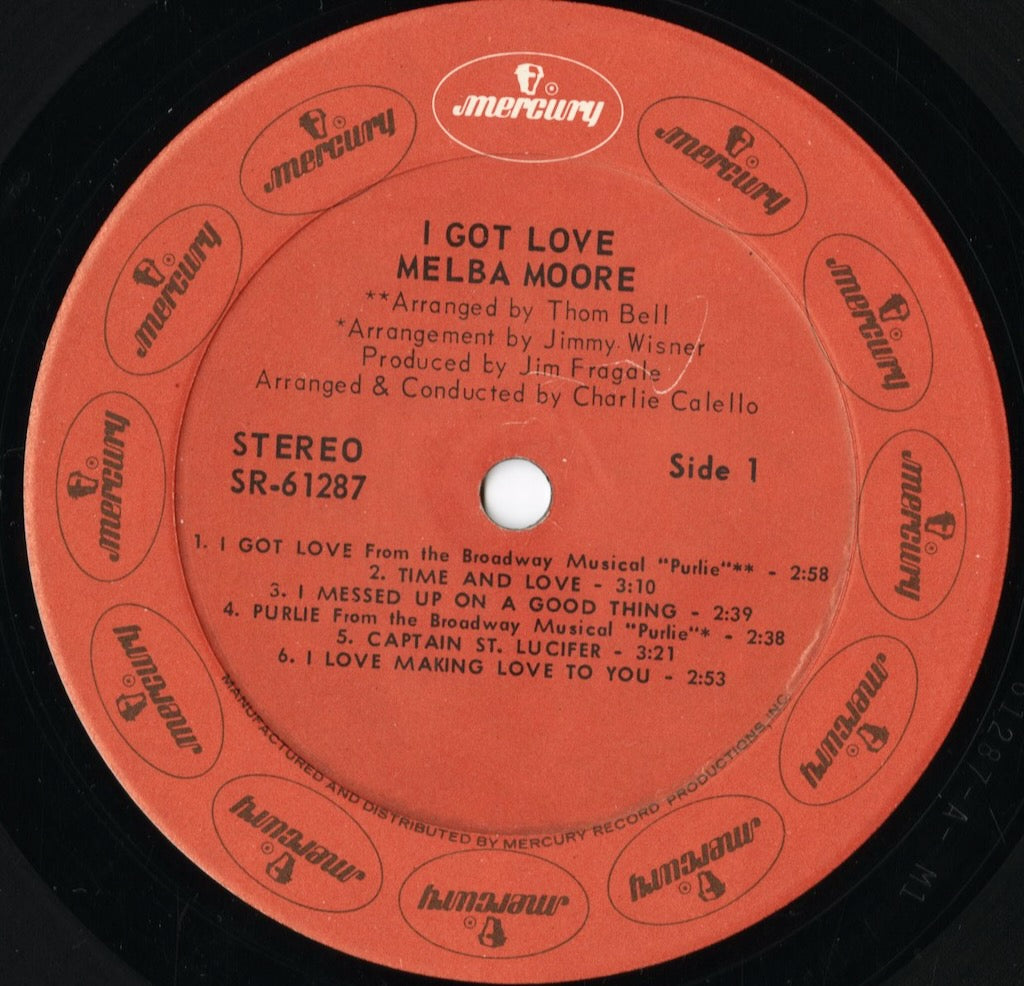 Melba Moore - I Got Love (SR 61287) LP 1970 US Mercury|中古LP