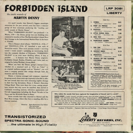 Martin Denny – Forbidden Island (LRP 3081) 1958 US Liberty MONO | 中古LP