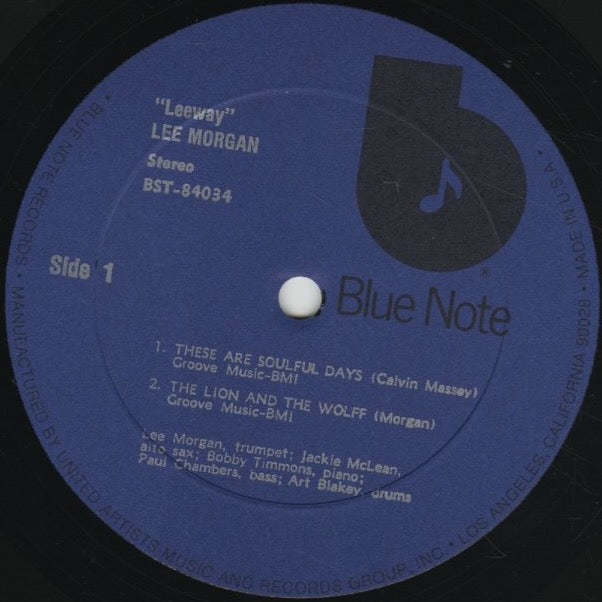 Lee Morgan / リー・モーガン / Lee Way (BST-84034)