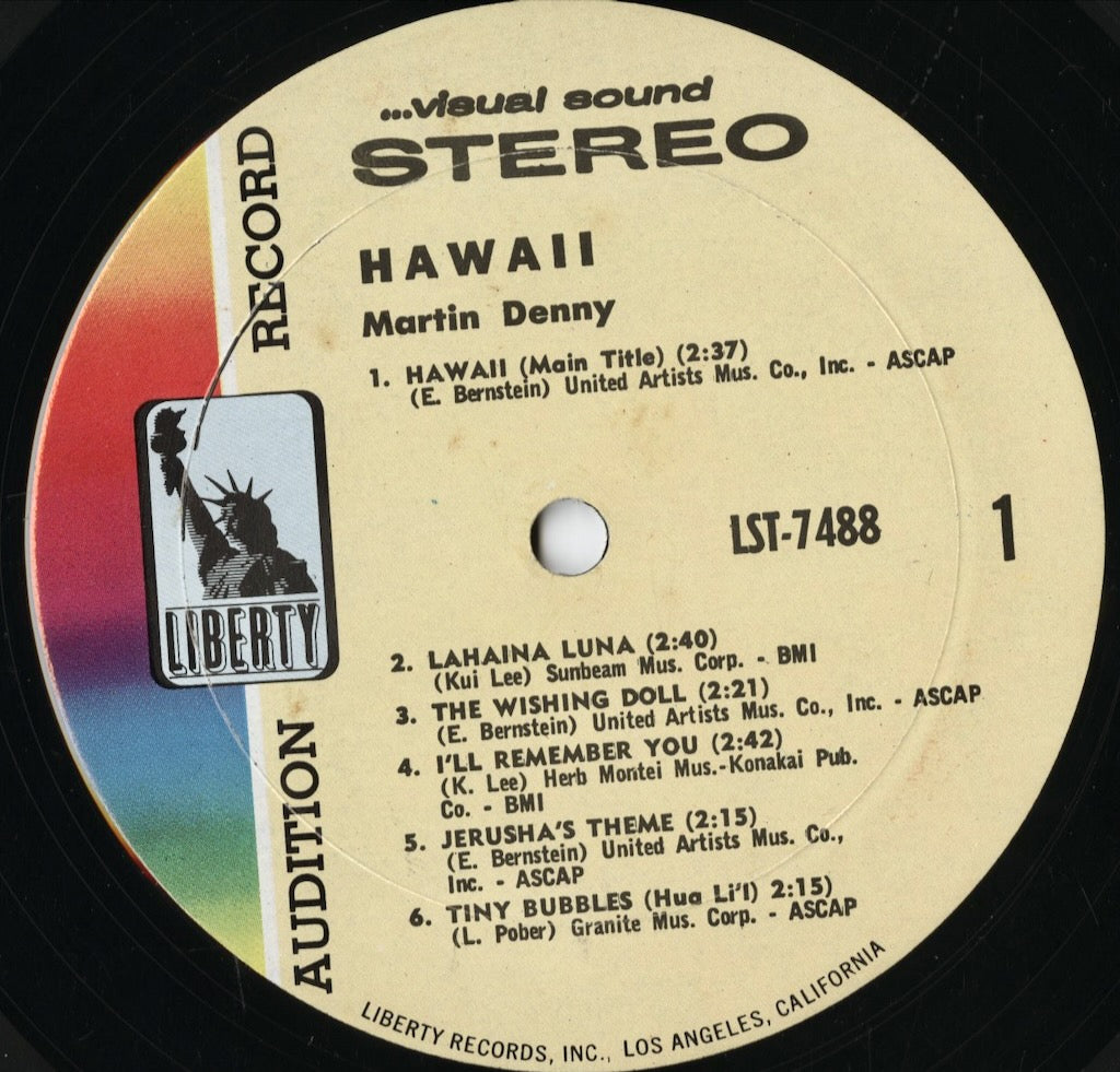 Martin Denny - Hawaii (LST 7488) STEREO LP 1967 US Liberty|中古LP