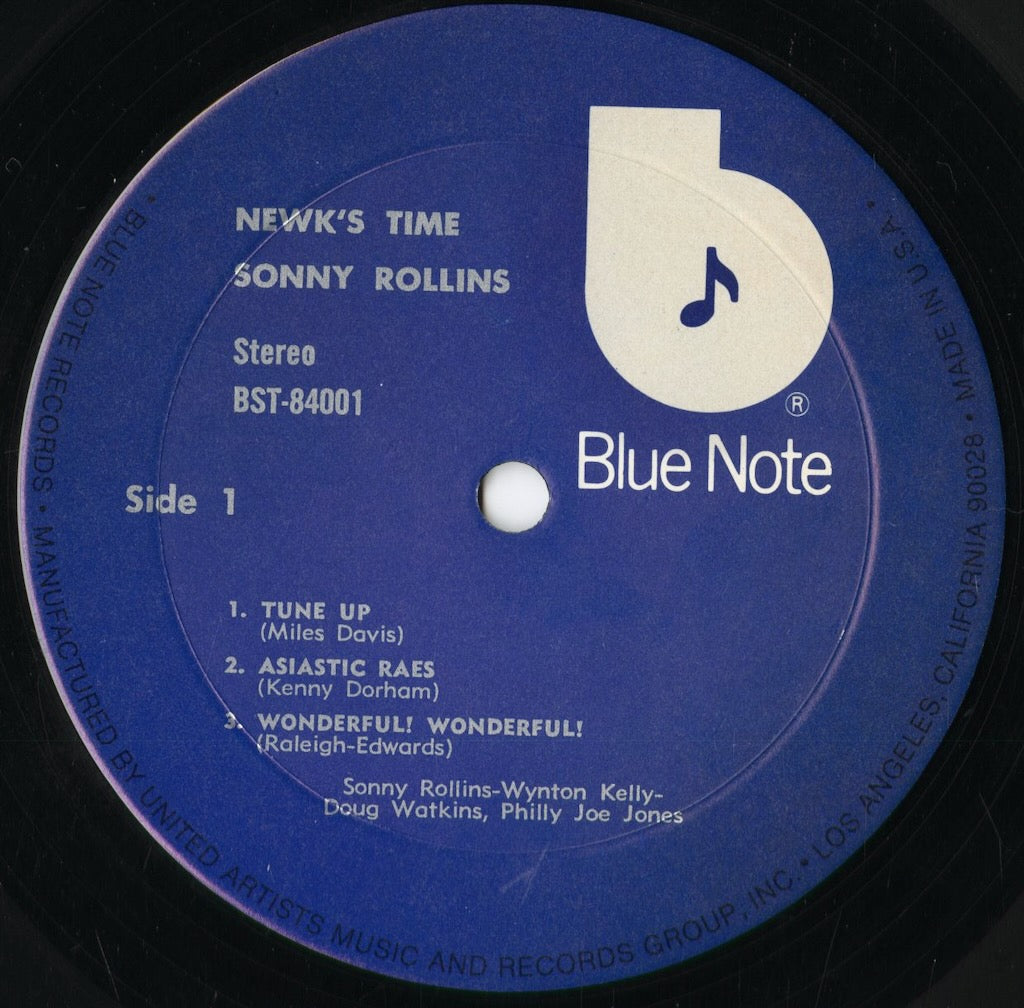Sonny Rollins - Newk's Time (BST-84001) 1977 US Blue Note|中古LP