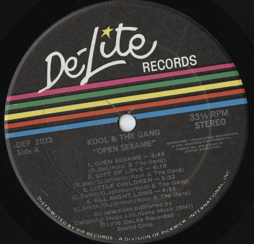 Kool & The Gang – Open Sesame (DEP2023) LP 1976 US De-Lite|中古LP 観音開き見開きジャケット