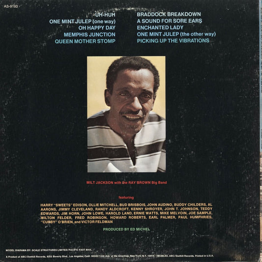 Milt Jackson - Memphis Jackson (AS-9193) 1970 US Impulse|中古LP