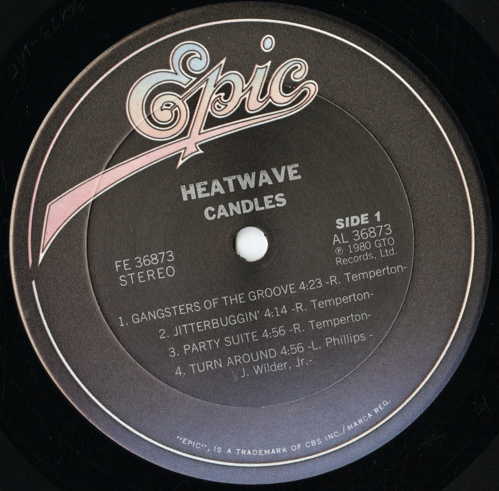 Heatwave - Candles (FE 36873) 1980 US Epic|中古LP