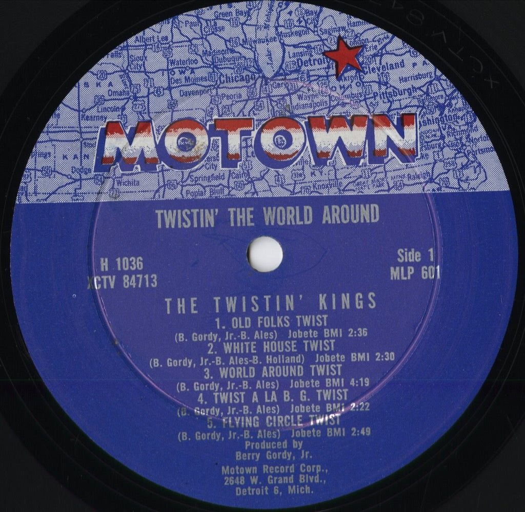 Twistin' Kings - Twistin' The World Around (MLP601) 1961 US Motown|中古LP
