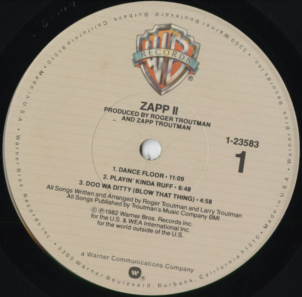 Zapp - Zapp II (1-23583) 1982 US Warner Bros|中古LP