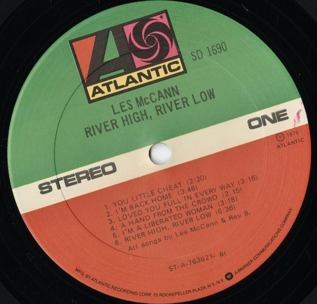 Les McCann – River High, River Low (SD 1690) LP 1976 US Atlantic|中古LP