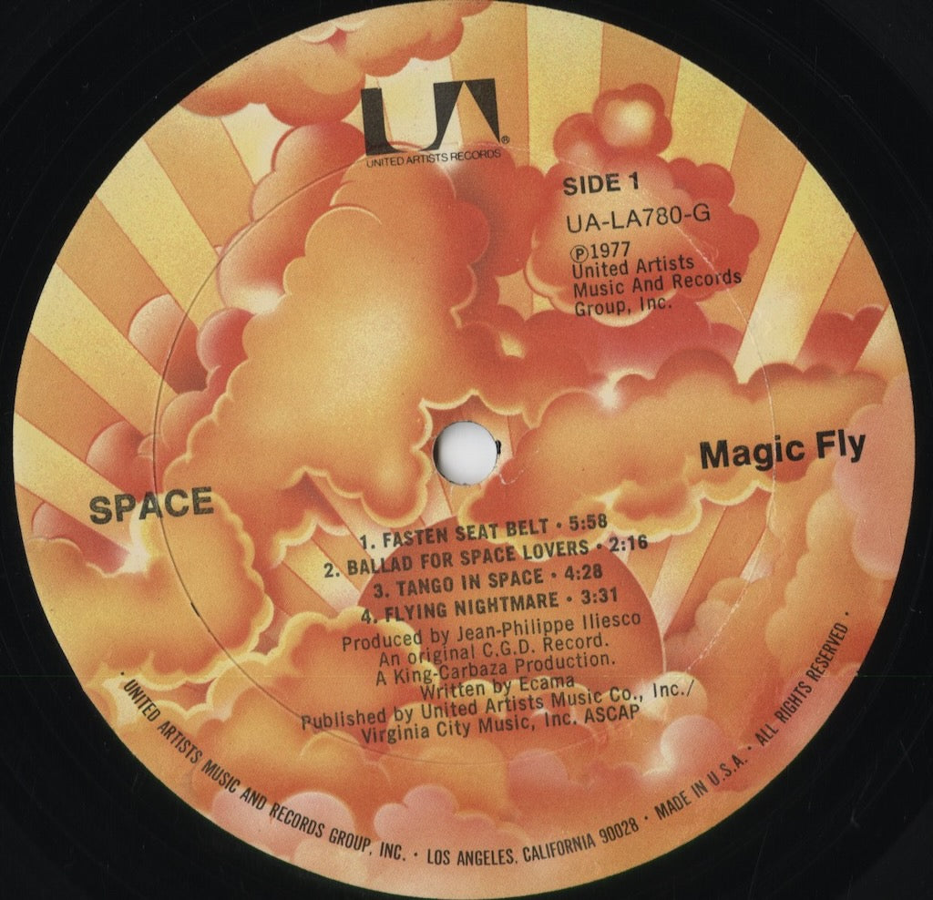 Space - Magic Fly (UA-LA780-G) 1977 US United Artists|中古LP