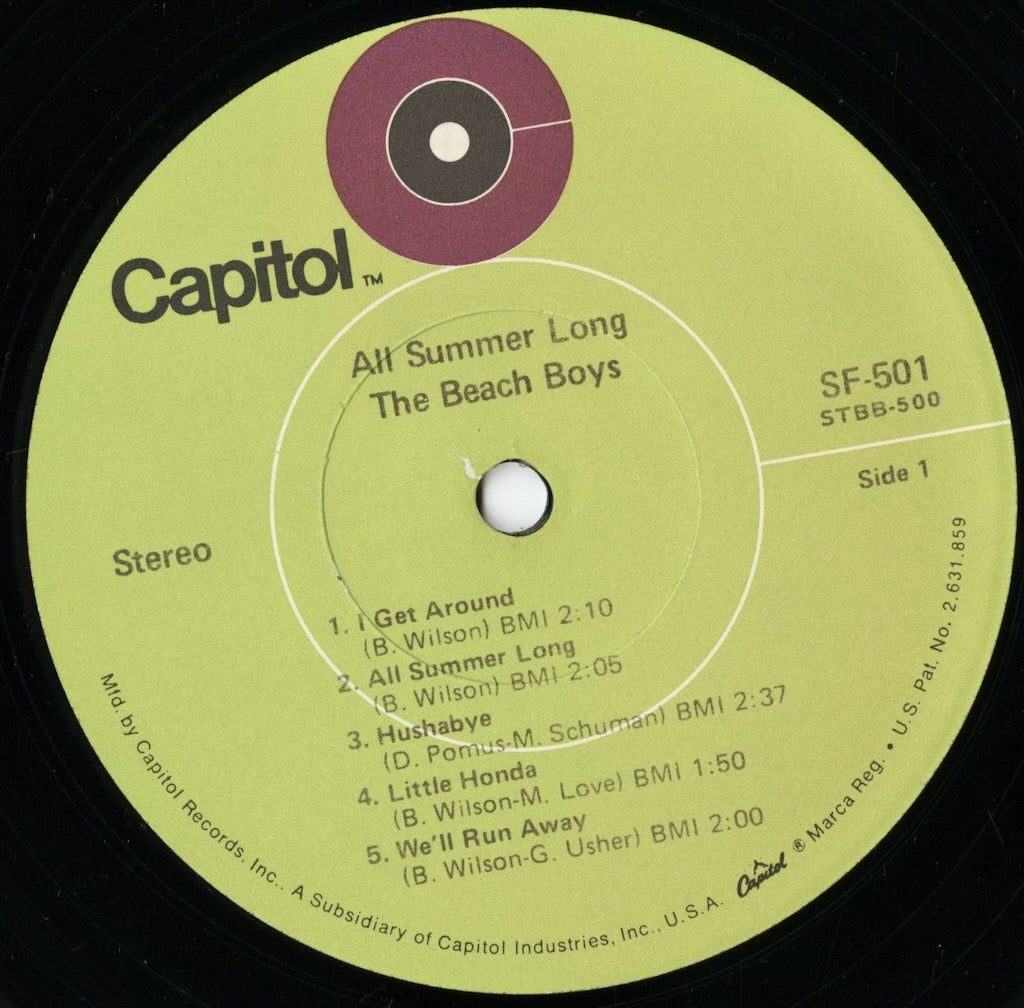 The Beach Boys / ビーチ・ボーイズ / All Summer Long (SF 501)