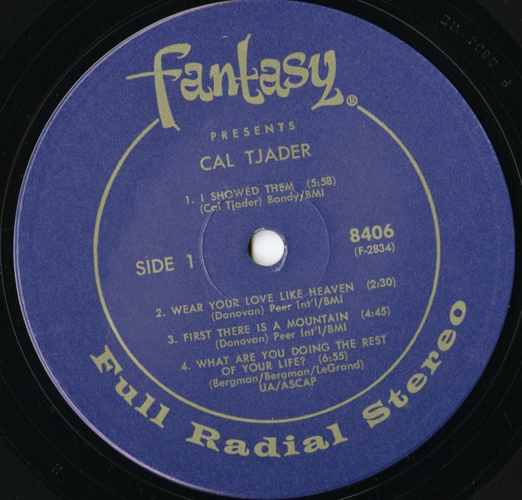 Cal Tjader - Tjader (8406) LP 1971 US Fantasy|中古LP