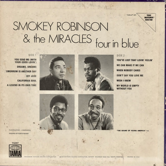 Smokey Robinson & The Miracles – Four In Blue (S 297) LP 1969 US Tamla | 中古LP