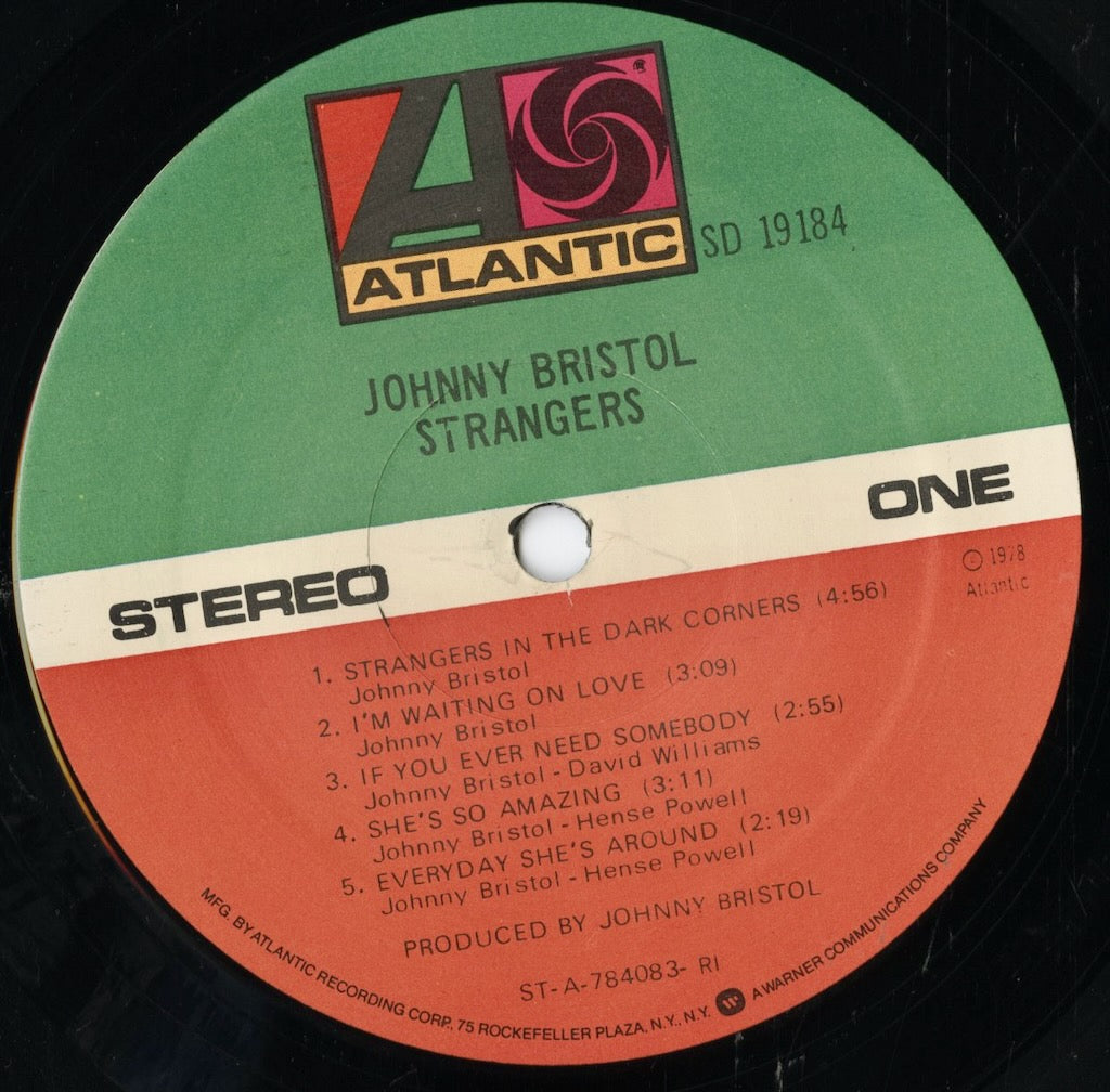 Johnny Bristol / ジョニー・ブリストル / Strangers (SD19184)