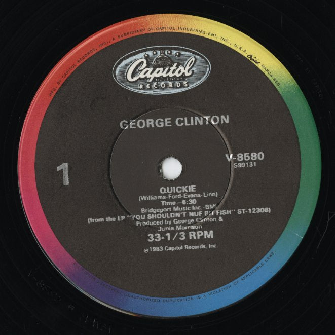 George Clinton / Quickie (V-8580) LP 1983 US Capitol|中古LP