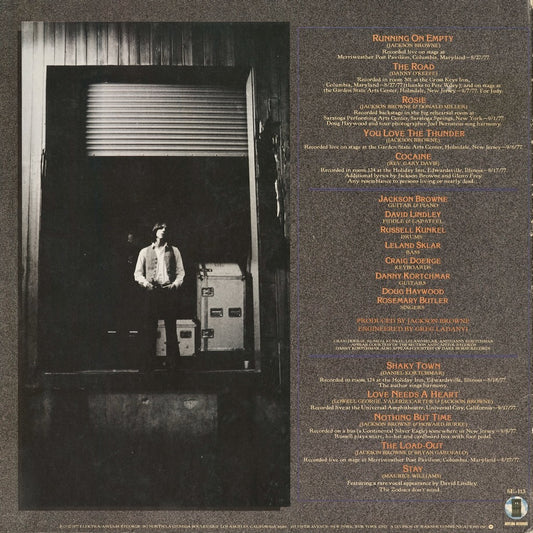Jackson Browne - Running On Empty (6E-113) 1977 US Asylum|中古LP