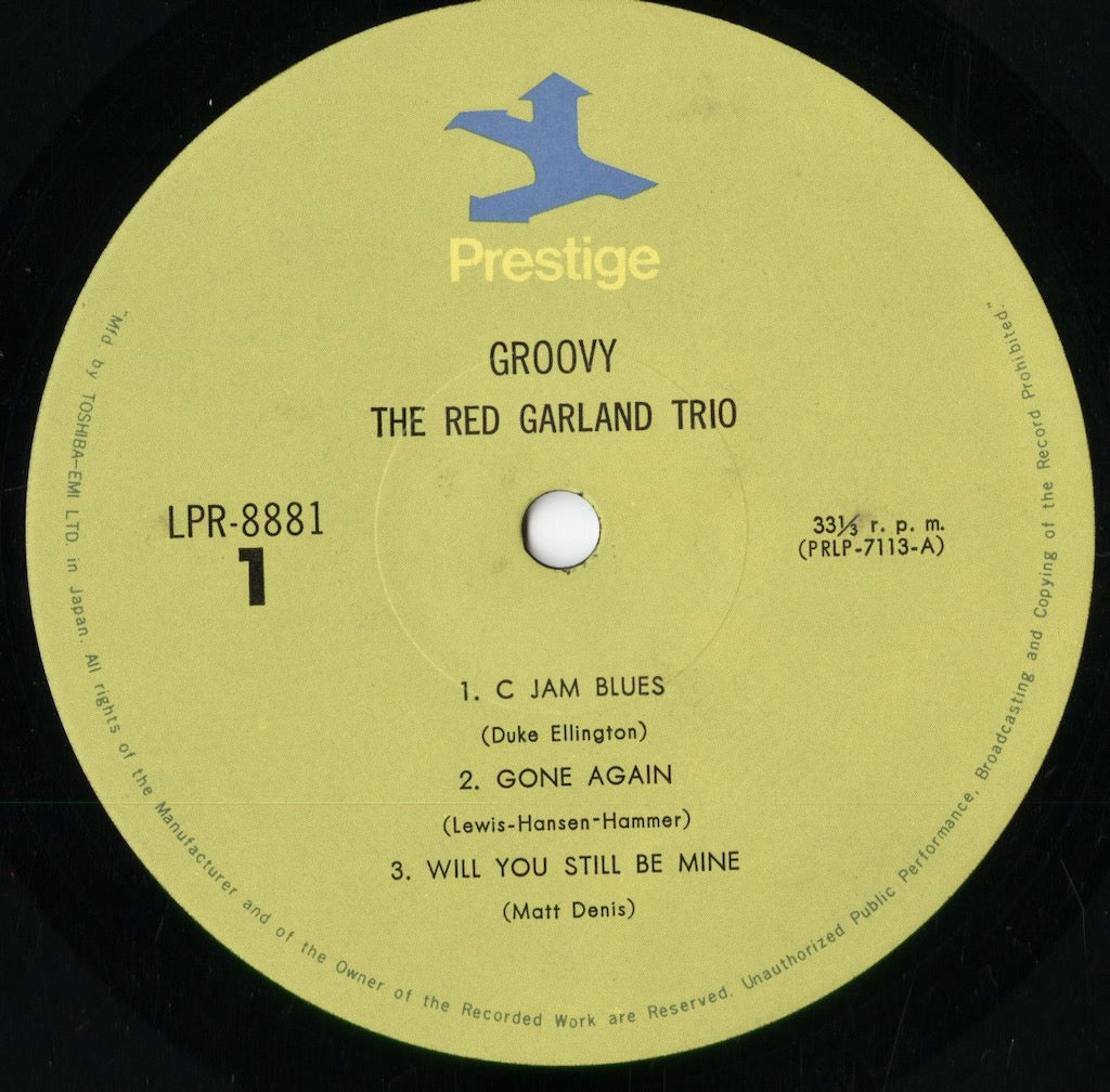 Red Garland - Groovy (LPR-8881) LP 1973 JPN Prestige|中古LP