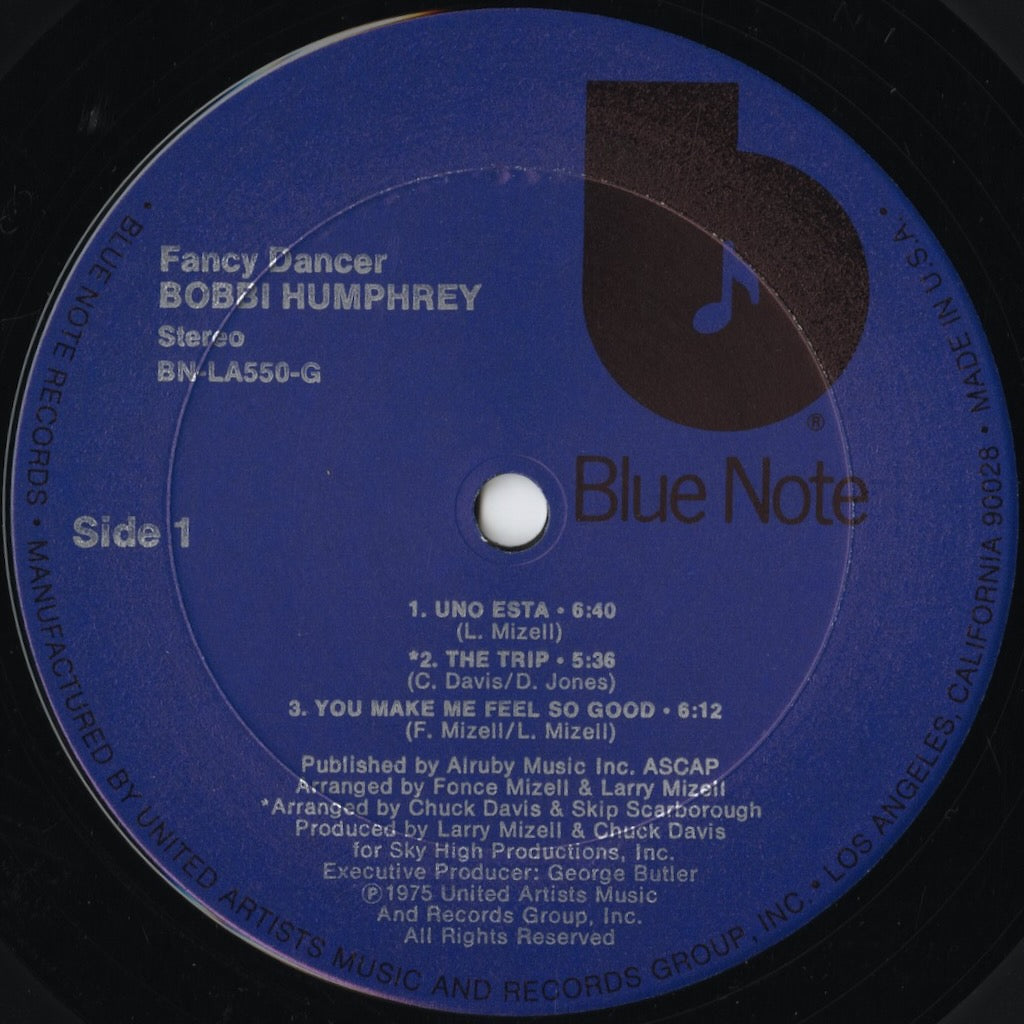Bobbi Humphrey / ボビー・ハンフリー / Fancy Dancer (BN LA 550-G) US BLUE NOTE オリジナル