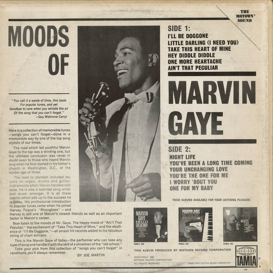 Marvin Gaye - Moods Of Marvin Gaye (TS-266) 1966 US Tamla|中古LP