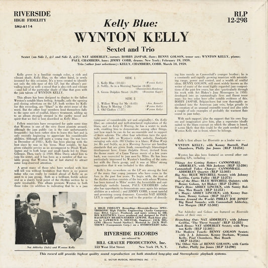 Wynton Kelly - Kelly Blue (SMJ-6114) 1975 JPN Riverside / Victor|中古LP