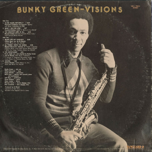 Bunky Green - Visions (VSD 79413) LP 1978 US Vanguard|中古LP