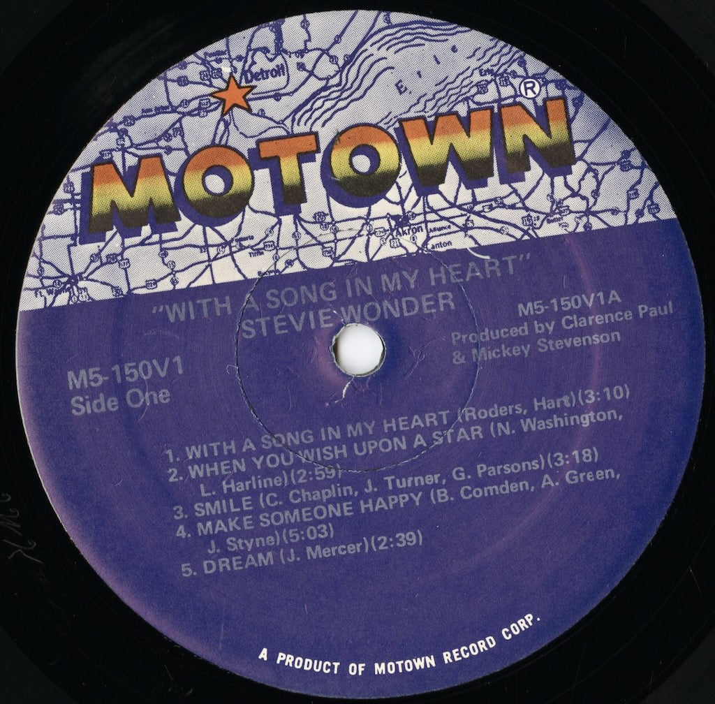 Stevie Wonder / スティーヴィ・ワンダー / With A Song In My Heart (M5-150V1)