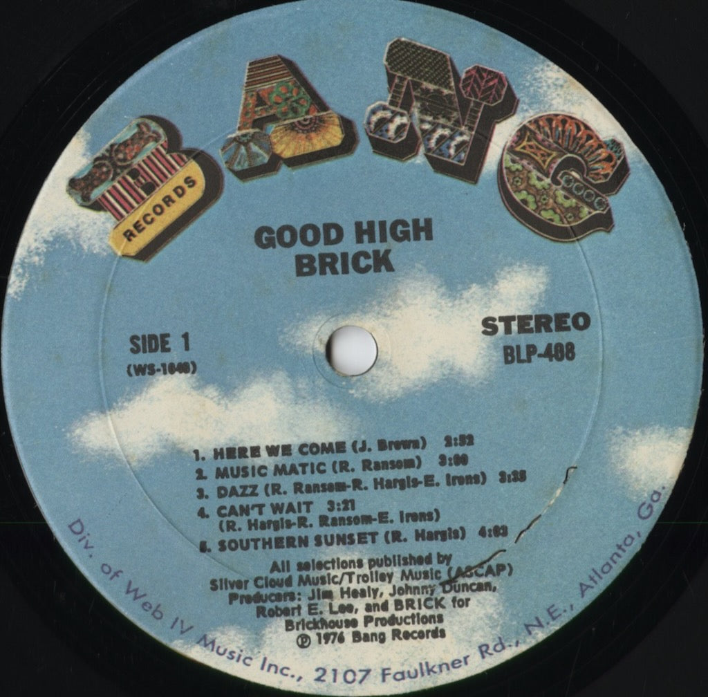 Brick - Good High (BLP-408) 1976 US Bang|中古LP
