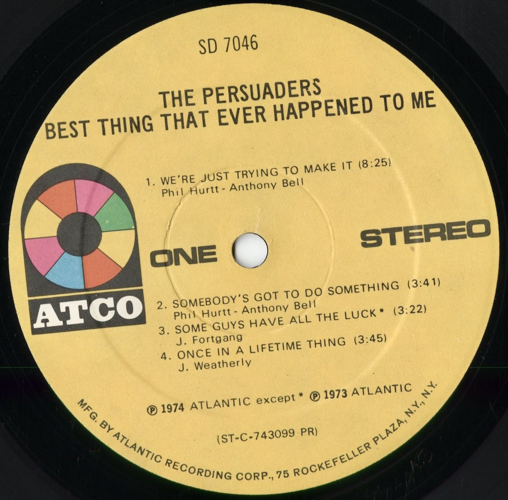 The Persuaders - Best Thing That Ever Happened To Me (SD 7046) 1974 US ATCO|中古LP