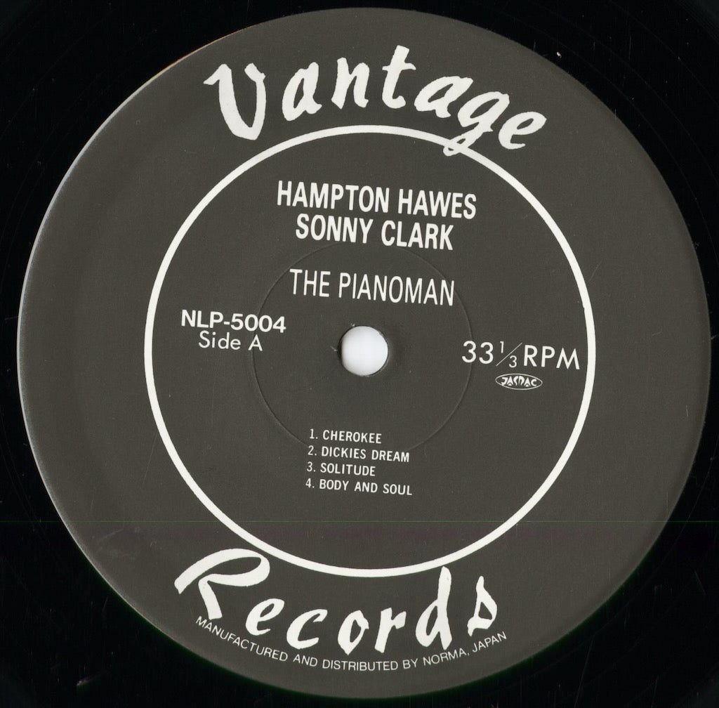 Hampton Hawes, Sonny Clark - The Pianoman (NLP 5004) 1991 JPN Norma|中古LP