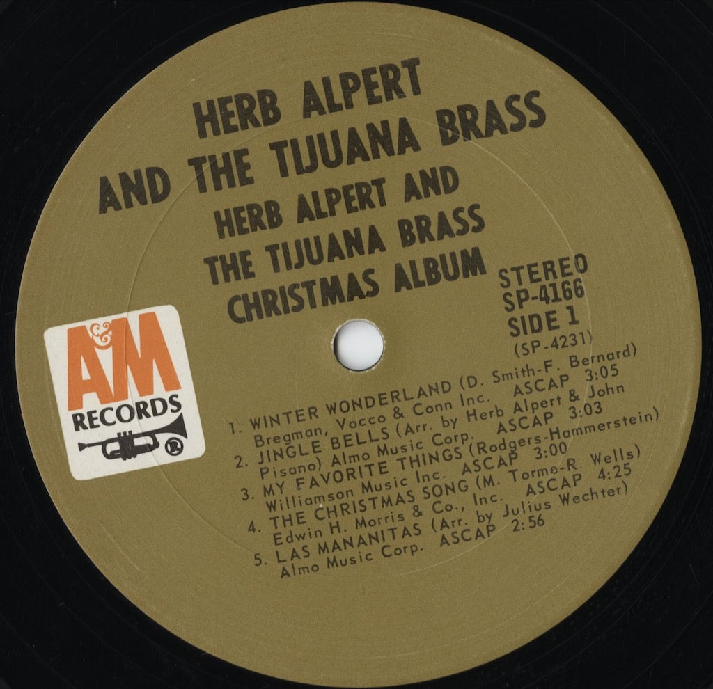 Herb Alpert & The Tijuana Brass / ハーブ・アルパート / Christmas Album (SP 4166)