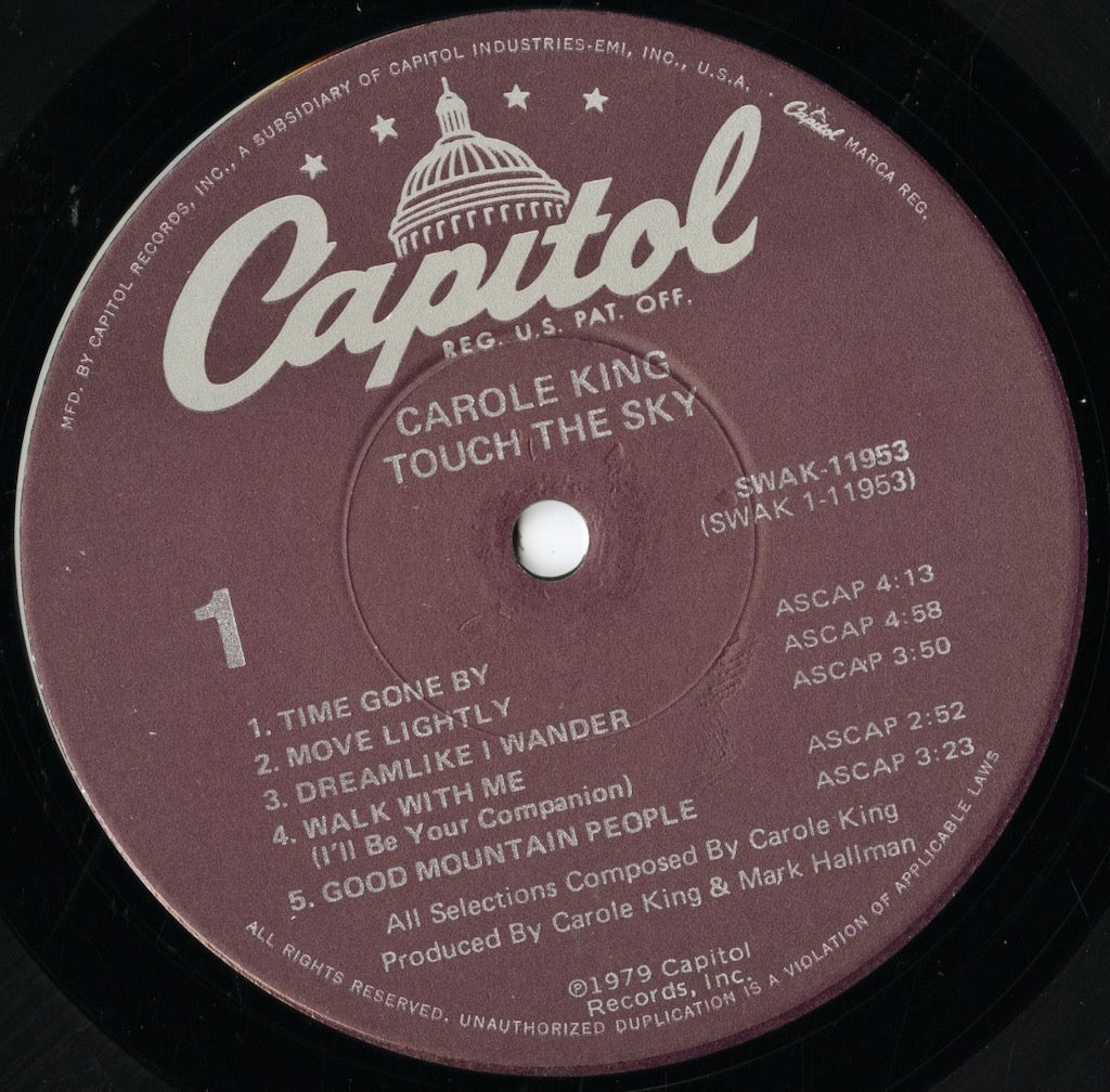 Carole King / キャロル・キング / Touch The Sky (SWAK 11953)