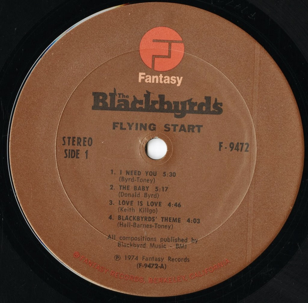 Blackbyrds - Flying Start (F-9472) LP 1974 US Fantasy|中古LP