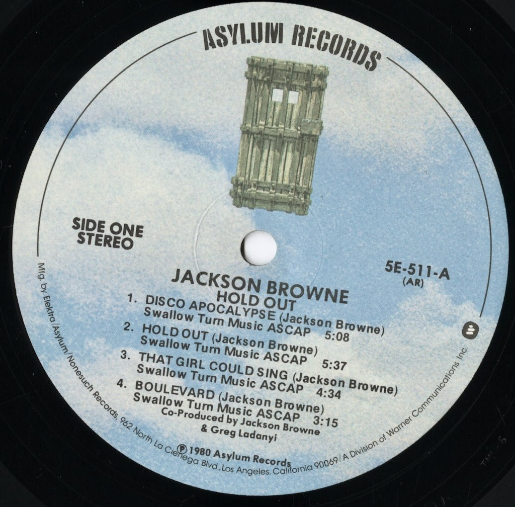 Jackson Browne – Hold Out (5E-511) LP 1980 US Asylum | 中古LP