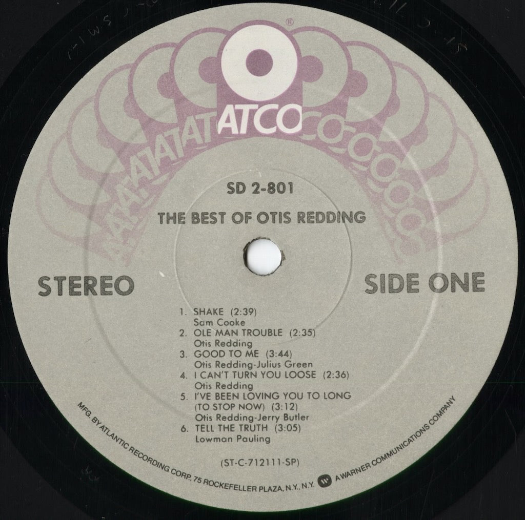 Otis Redding - Best Of Otis Redding (SD 2-801) 1979 US Atco|中古LP