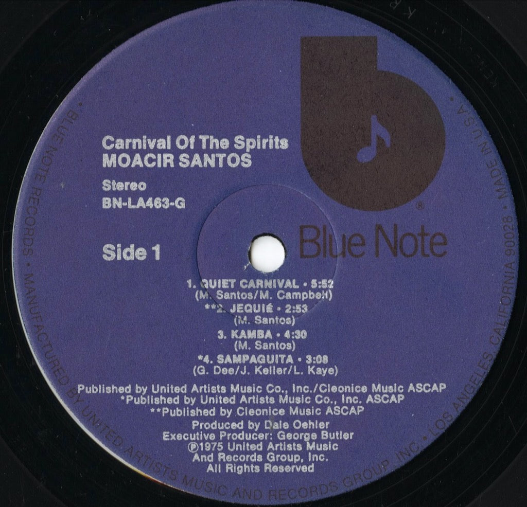 Moacir Santos - Carnival Of The Spirits (BN-LA463-G) LP 1975 US Blue Note|中古LP