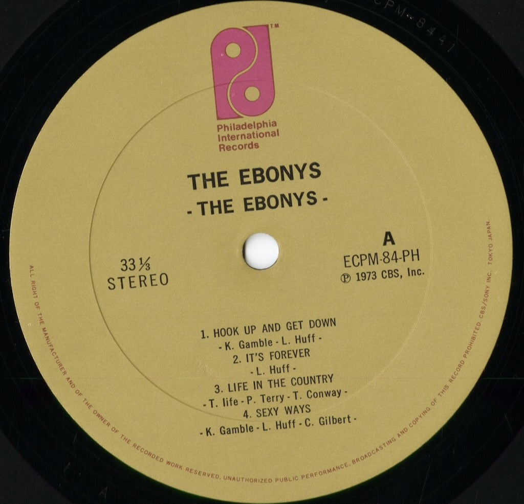 The Ebonys - The Ebonys (ECPM-84-PH) 1974 JPN P.I.R.|中古LP