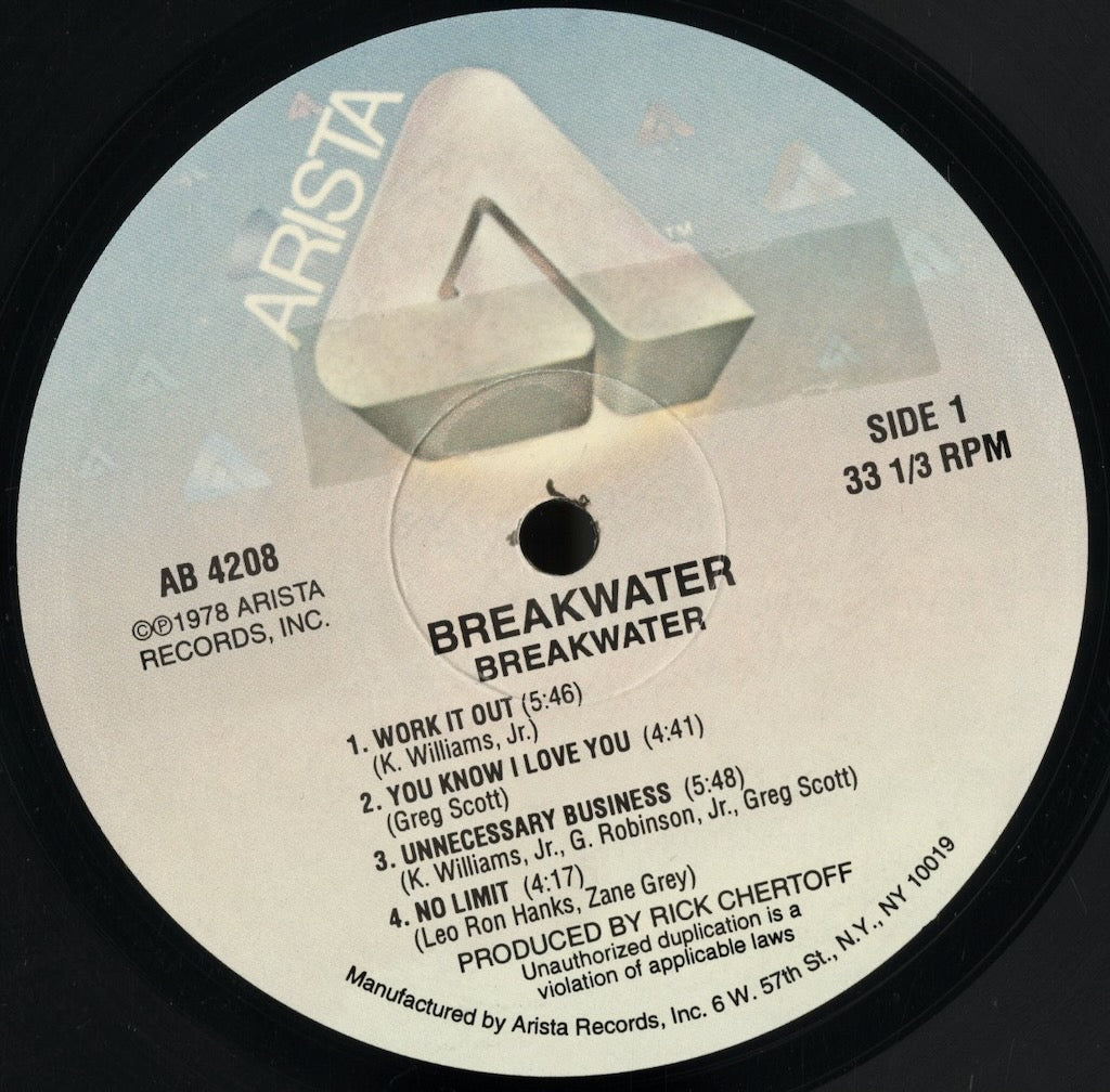 Breakwater - Breakwater (AB 4208) LP 2000's US Arista|中古LP