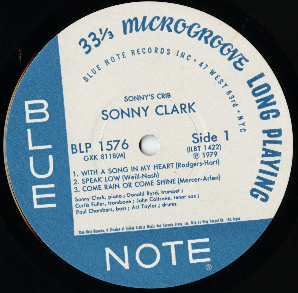 Sonny Clark - Sonny's Crib (GXK-8188M) LP 1979 JPN Blue Note - King Record|中古LP