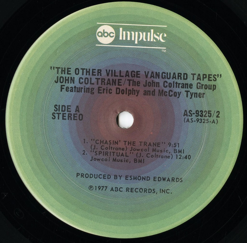 John Coltrane / The Other Village Vanguard Tapes -2LP (AS-9325) LP US Impulse!|中古LP
