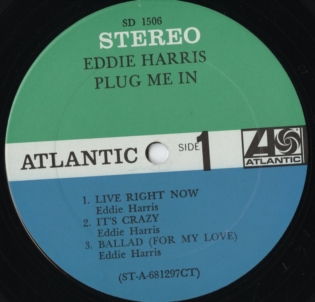 Eddie Harris - Plug Me In (SD 1506) 1968 US Atlantic|中古LP
