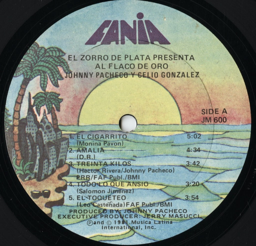 Pacheco, Celio Gonzales - El Zorro De Plata Presenta Al Flaco De Oro (JM 600) LP 1981 US Fania|中古LP