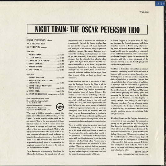 Oscar Peterson Trio - Night Train (V6-8538) 1972 US Verve|中古LP