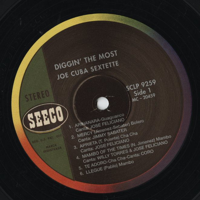 Joe Cuba Sextet / ジョー・キューバ / Diggin' The Most (SCLP-9259)