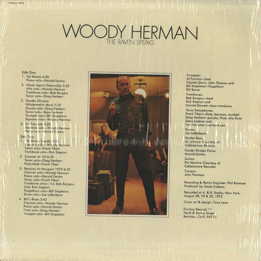 Woody Herman – The Raven Speaks (FANT-9416) LP 1972 US Fantasy | 中古LP