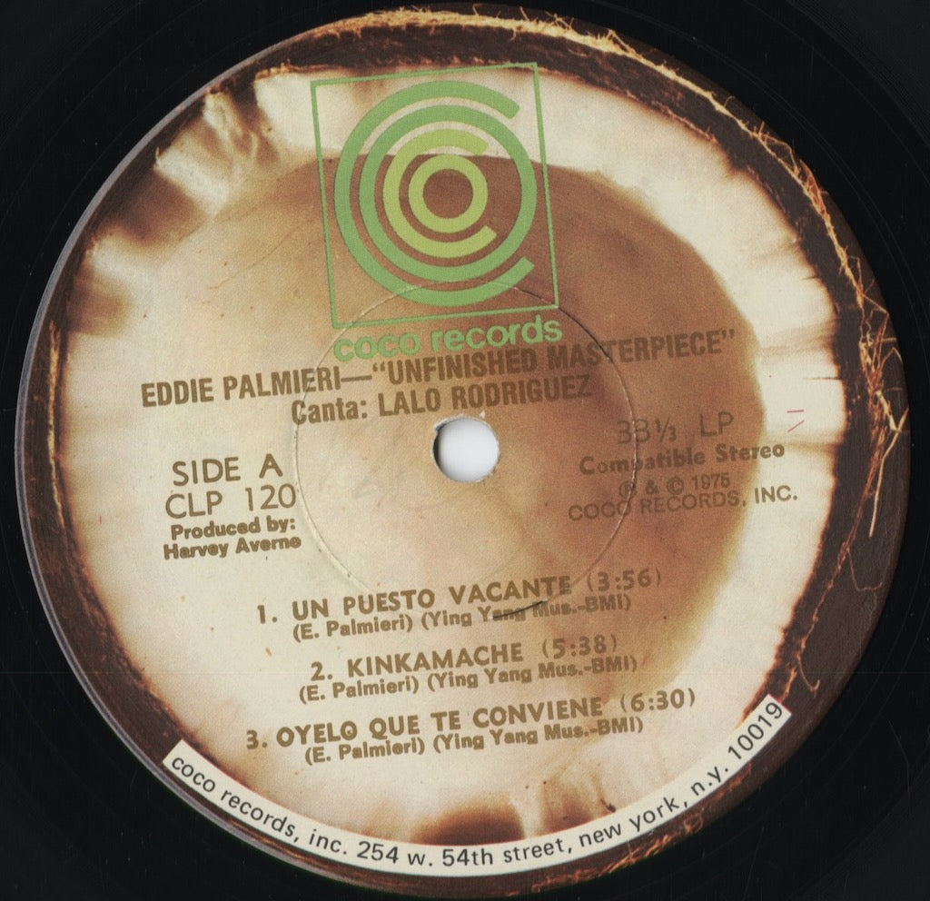 Eddie Palmieri - Unfinished Masterpiece (CLP-120) 1975 US COCO|中古LP