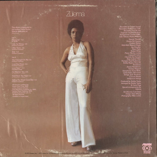 Zulema - Ms. Z. (SRA-8029) 1973 US Sussex|中古LP